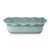 9" Heritage Stoneware Fluted Loaf Pan Sea Salt