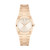 Ladies Bold Quest Mini Rose Gold-Tone Stainless Steel Watch Champagne Dial