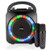 Mini Karaoke Bluetooth Speaker w/ Dual Wireless Microphones Black
