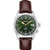 Mens Prospex Automatic Brown Leather Strap Watch Green Dial