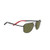 Spello Shiny Black/Red Sunglasses w/ Polarized 555nm Lens