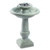 Chatsworth 2-Tier Solar Fountain Weathered Stone