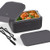 Heated Electric Lunch Box Obsidian