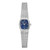 Ladies Goddess of Time Silver-Tone Stainless Steel Mesh Watch Sodalite Dial