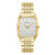 Mens Tony Bennett We Are All Here Gold-Tone SS Watch Silver Dial