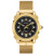 Ladies Grammy HPQ Precisionist Gold-Tone SS Mesh Watch Black Dial