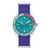 Mens Snorkel #Tide NATO Nylon Violet Strap Watch Teal Dial
