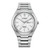 Mens Zenshin Super Titanium Eco-Drive Silver-Tone Watch White Dial