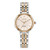 Ladies Citizen L "Classic" Eco-Drive Two-Tone Stainless Steel Watch White Dial