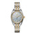 Ladies Diamond Derby Two-Tone STainless Steel Watch MOP Dial