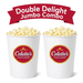 Two buckets of colette's gourmet popcorn