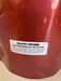 Back of Colette's Popcorn red bag displaying ingredient allergen information and kitchen contact details.