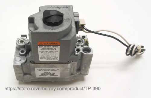 VR4205M-1357 replacement gas valve with union, propane, 120V