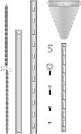 Re-Verber-Ray DS-BKT20-3 bracket for units with 3 hanging points