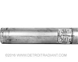 DB-BVP 3" x 60" Double-Wall B-Vent Pipe