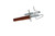Re-Verber-Ray 32-508 3-prong spark electrode