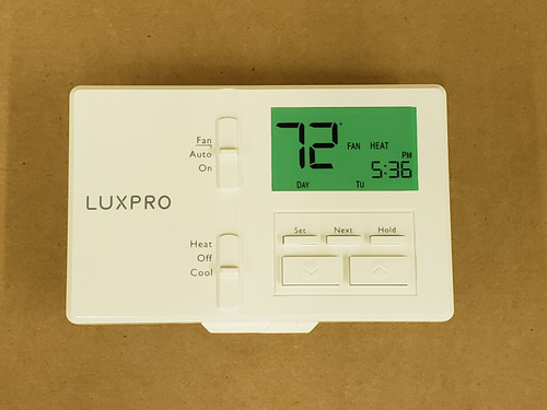 Thermostat, digital, 2 stage heat / 1 stage cool, 24V