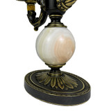 Detail: Genuine marble on parlor base