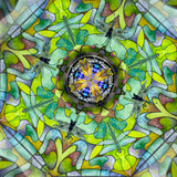 Under regular lighting through viewing port