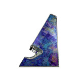 Side view with Marc's cool art under glass panel