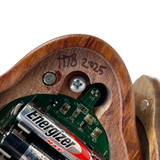 Artist initials in battery compartment