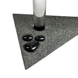 Detail: Pebble accents with etched design