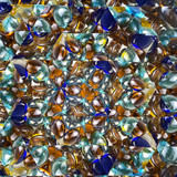 All of the glass pebbles