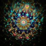 Image shows how moving the light source instead of turning the scope greatly changes the gorgeous colors!