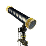 Detail: Antiqued brass scope body