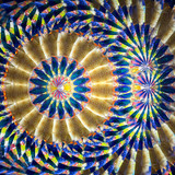 Asanoha Cylinder - Cobalt