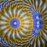 Asanoha Cylinder - Cobalt