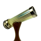 Detail: COOL color shift iridescent corrugated lining under glass