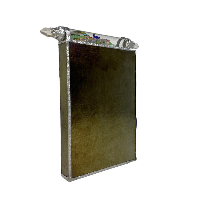 3/4 view spine side