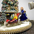 Detail: Woman pushing children in sleigh