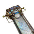 Detail: Glass pebble accent and glass rods