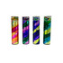 L to R; Orange/Yellow-4P, Green/Pink-5P, Purple/Lime-7P, Green/Lime-9P