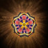 Cosmic Kaleidoscope - Golden Swirl