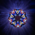 Cosmic Kaleidoscope - Golden Swirl