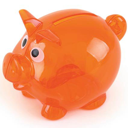 Mini Translucent Piggy Banks