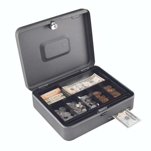 Cash Safe Box with Slot | Lockable Cash Box Cash Safe Box with Slot | Lockable Cash Box