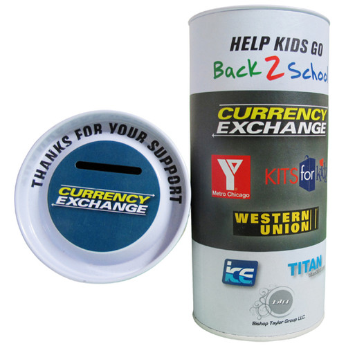 Paper Tube Charity Box Paper Tube Charity Box