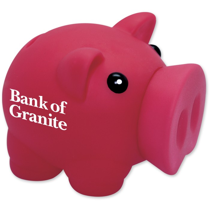 Piggy Bank Hot Pink