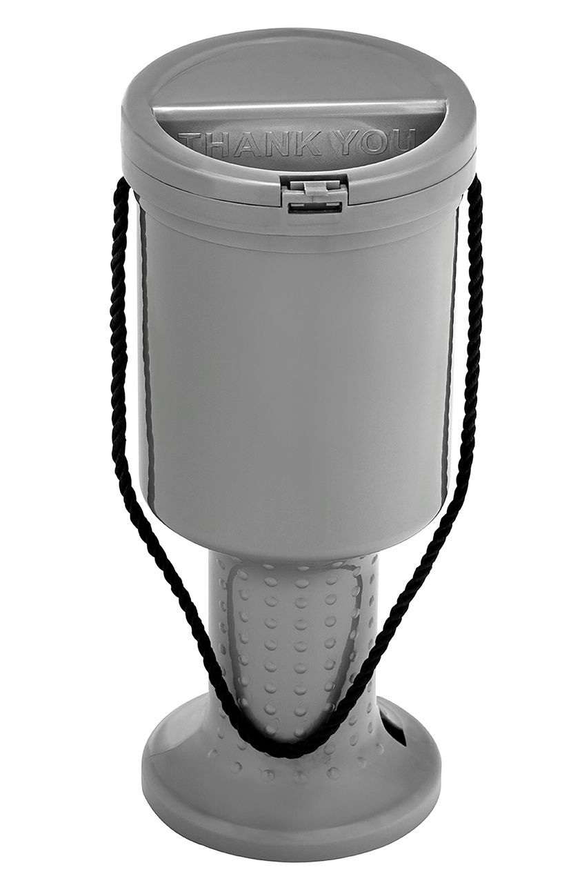 Hand Held Collection Boxes money donation box with handle 