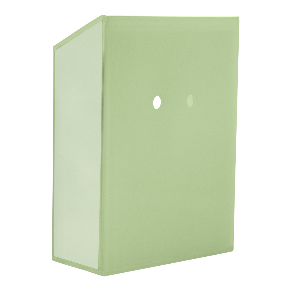 Locked Donation Box w/Back Wall Curved Display Area - 06 Glow In The Dark