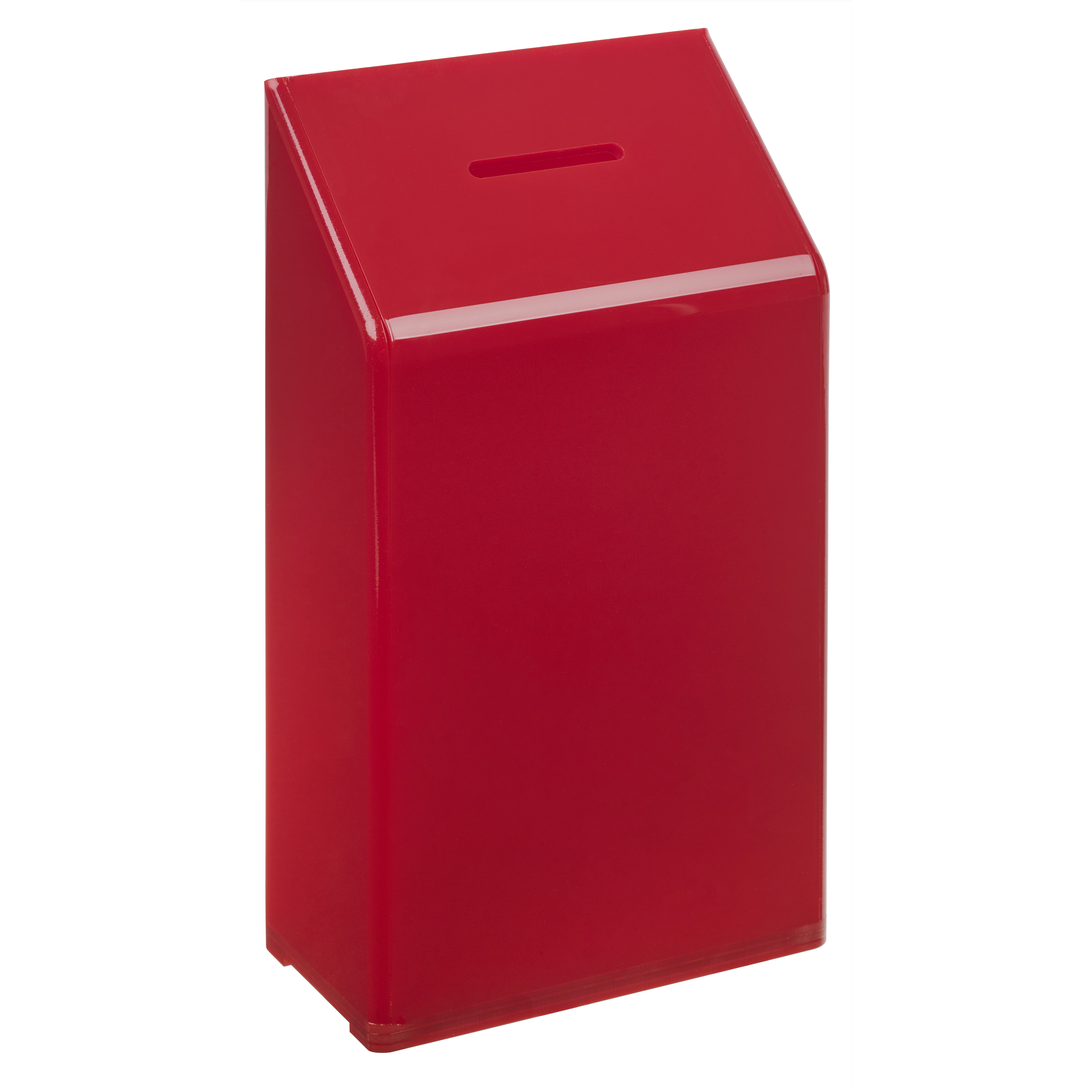 Acrylic Donation Box, Suggestion Box With Front Window & Lock - 01