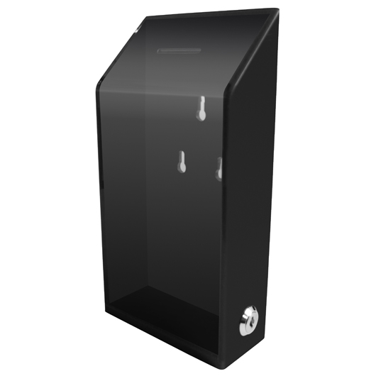 Black Acrylic Donation Box