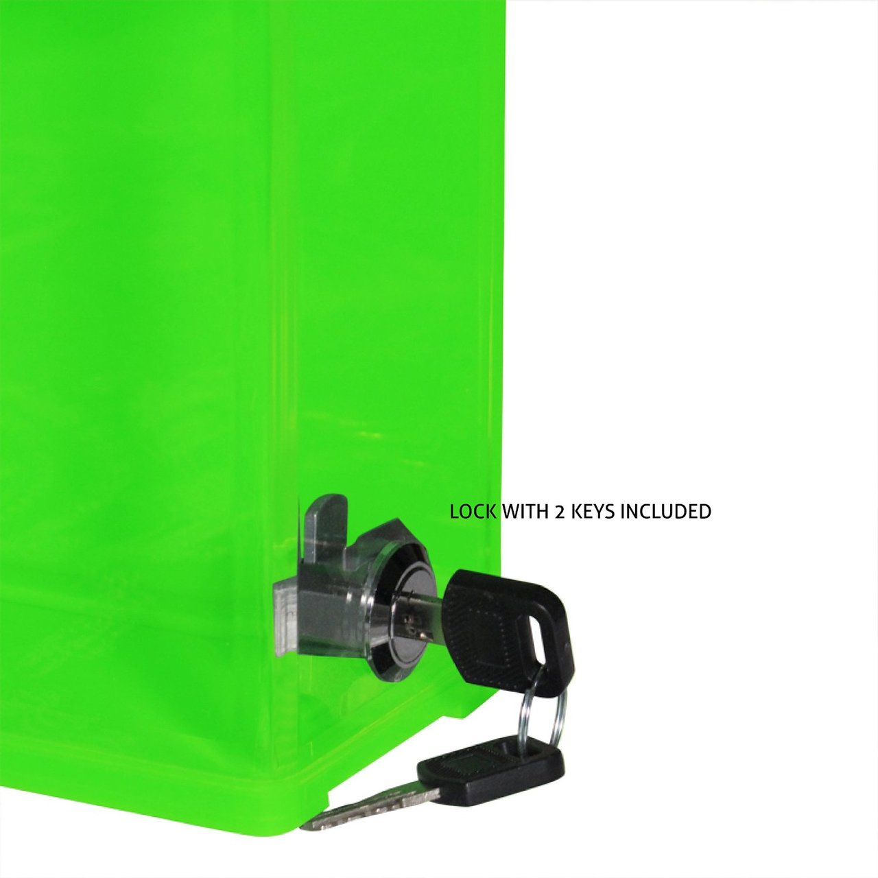 Acrylic Donation Box, Suggestion Box With Front Window & Lock - 01