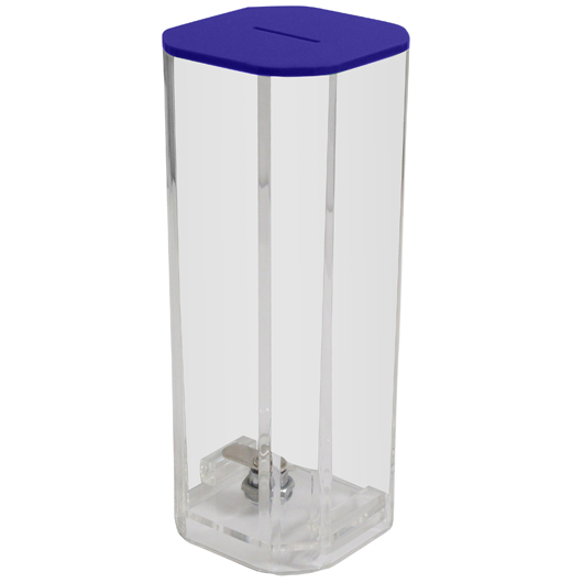 9.7" Tall Clear Acrylic Donation Box
