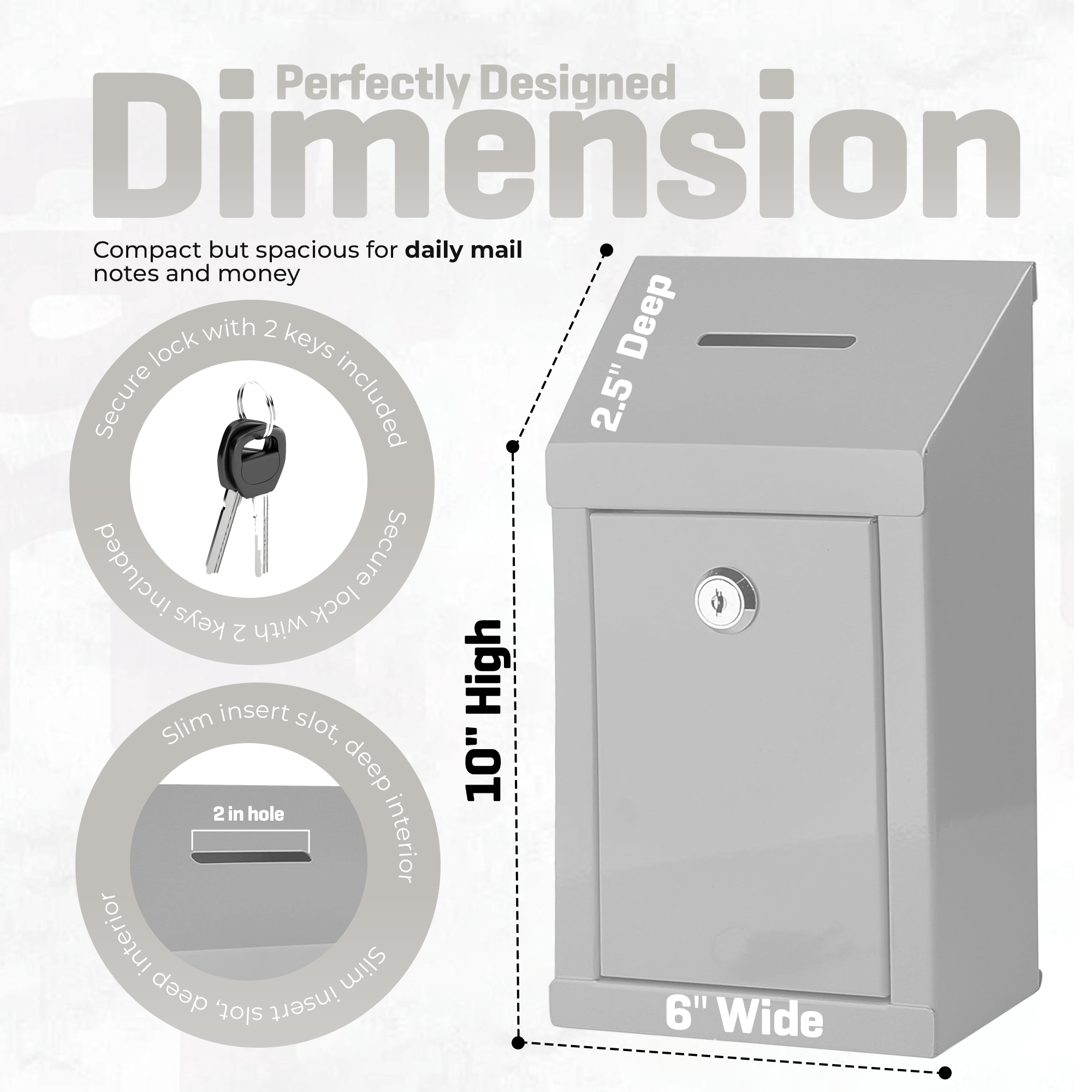 Metal Donation Box & Collection Box - Suggestion Box -  06 Metal Donation Box & Collection Box - Suggestion Box -  06