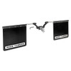 ROCK TAMERS 2" Hub Mudflap System - Matte Black/Stainless